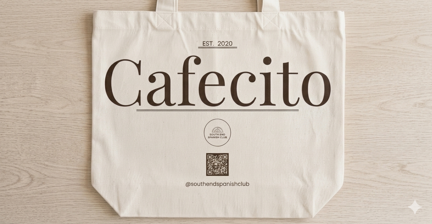 Coming soon merch concept with a bold South End Spanish Club front graphic.